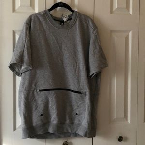 Adidas Grey Pocket-Zip Shirt